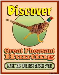 Discover Pheasant Hunting | Obraz na stenu