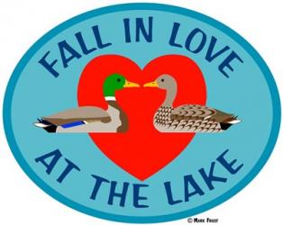 FallIn Love At The Lake | Obraz na stenu