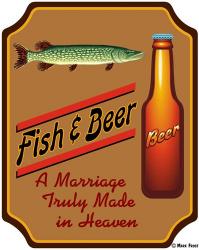 Fish & Beer | Obraz na stenu