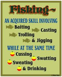 Fishing Acquired Skill | Obraz na stenu