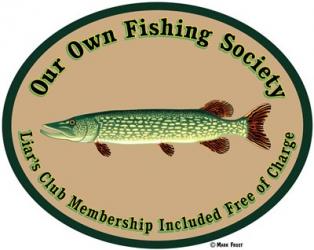 Fishing Society Liars Club | Obraz na stenu