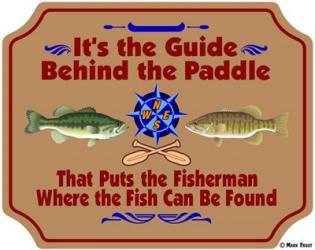 Guide Behind The Paddle | Obraz na stenu