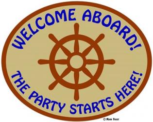 Welcome Aboard Party | Obraz na stenu