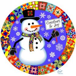 Snowman Quilt 1 | Obraz na stenu