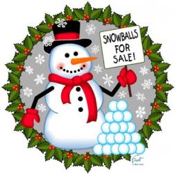 Snowman Snowballs | Obraz na stenu