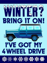Winter Bring It 4WD | Obraz na stenu