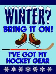 Winter Bring It Hockey | Obraz na stenu