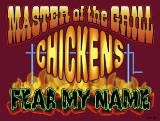 Master Grill Chicken Fear | Obraz na stenu
