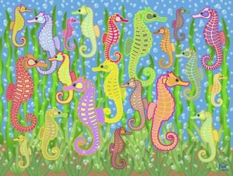 Seahorse Rainbow Dream | Obraz na stenu