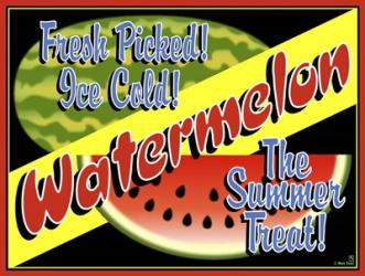 Watermelon Crate Label | Obraz na stenu