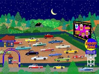 Moonrise Drive-In | Obraz na stenu