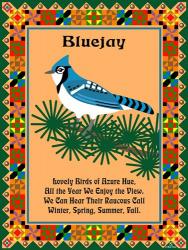 Blue Jay Quilt | Obraz na stenu