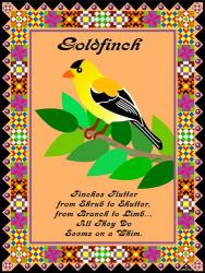 Goldfinch Quilt | Obraz na stenu