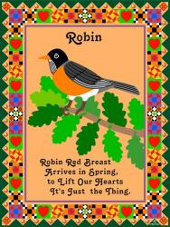 Robin Quilt | Obraz na stenu