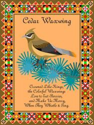 Waxwing Quilt | Obraz na stenu