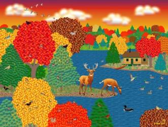 Deer Lake | Obraz na stenu