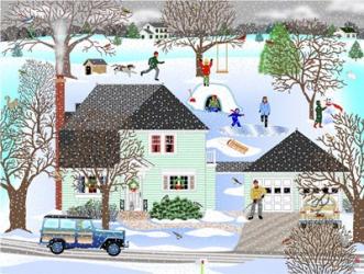 Homestead In Winter | Obraz na stenu