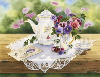 Victorian Tea in the Garden | Obraz na stenu