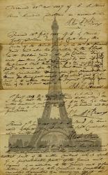 Paris Letter | Obraz na stenu