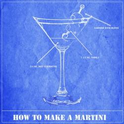 How to Make a Martini | Obraz na stenu