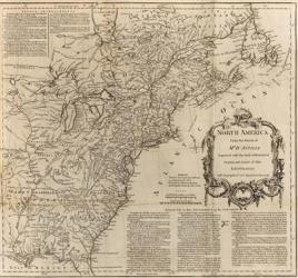North America 1755 | Obraz na stenu