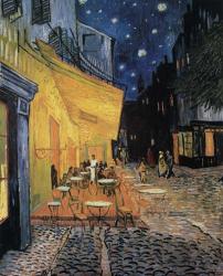 Sidewalk Cafe At Night | Obraz na stenu