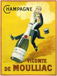 Champagne Vicomte De Moulliac | Obraz na stenu