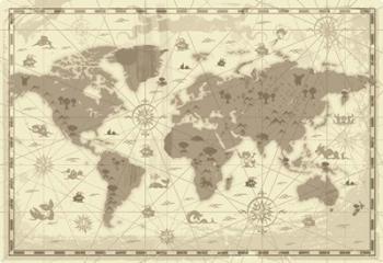 Pirate Map | Obraz na stenu