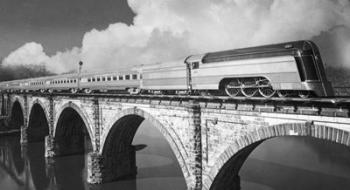 Train on Bridge | Obraz na stenu