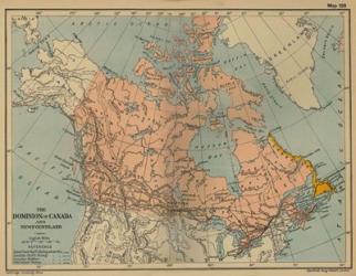 Canada Map | Obraz na stenu