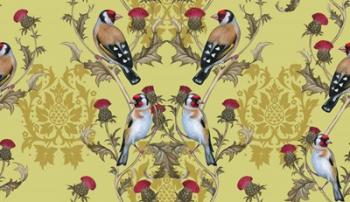 Goldfinches (Pattern) | Obraz na stenu