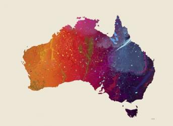 Australia Map 1 | Obraz na stenu