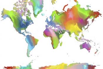 World Map 2 | Obraz na stenu