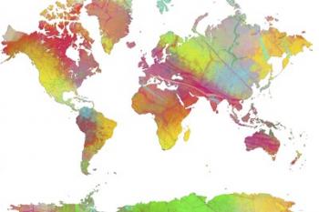 World Map 6 | Obraz na stenu