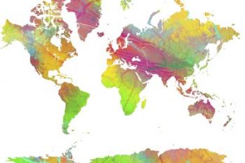 World Map 9 | Obraz na stenu
