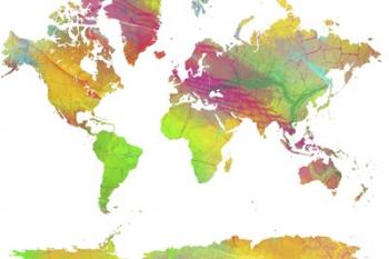 World Map 10 | Obraz na stenu
