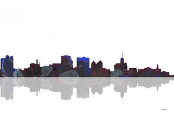 Buffalo New York Skyline BW 1 | Obraz na stenu