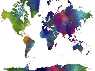World Map Clr 1 | Obraz na stenu