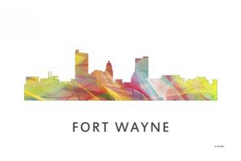 Fort Wayne Indiana Skyline | Obraz na stenu