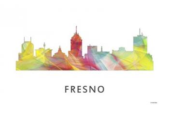 Fresno California Skyline | Obraz na stenu
