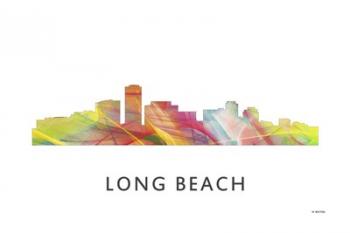 Long Beach California Skyline | Obraz na stenu
