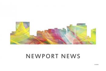 Newport News Virginia Skyline | Obraz na stenu