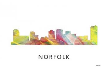 Norfolk Virginia Skyline | Obraz na stenu