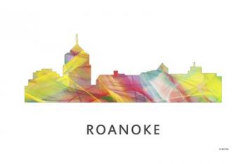 Roanoke Virginia Skyline | Obraz na stenu