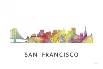 San Francisco California Skyline | Obraz na stenu