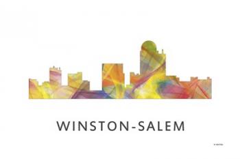 Winston-Salem North Carolina Skyline | Obraz na stenu
