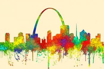 St Louis Missouri Skyline-SG | Obraz na stenu