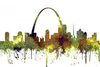 St Louis Missouri Skyline - Safari Buff | Obraz na stenu