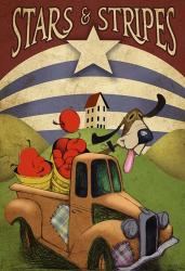 Americana Truck Patches | Obraz na stenu