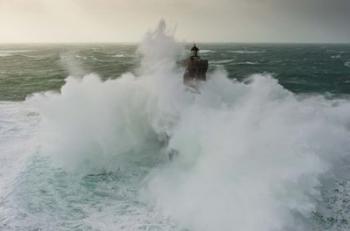 Phare Du Four Lors De La Tempete Ruzica | Obraz na stenu